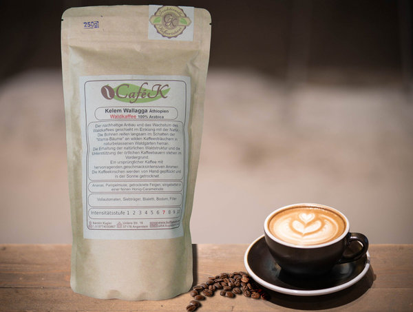 Waldkaffee Kelem Wallagga aus Äthiopien (100% Arabica)