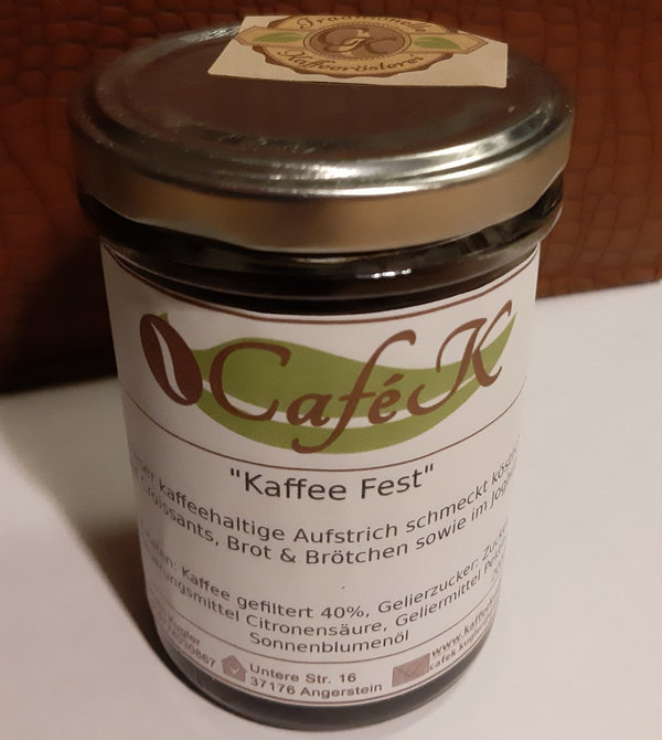 "Kaffee Fest" - Kaffee-Aufstrich